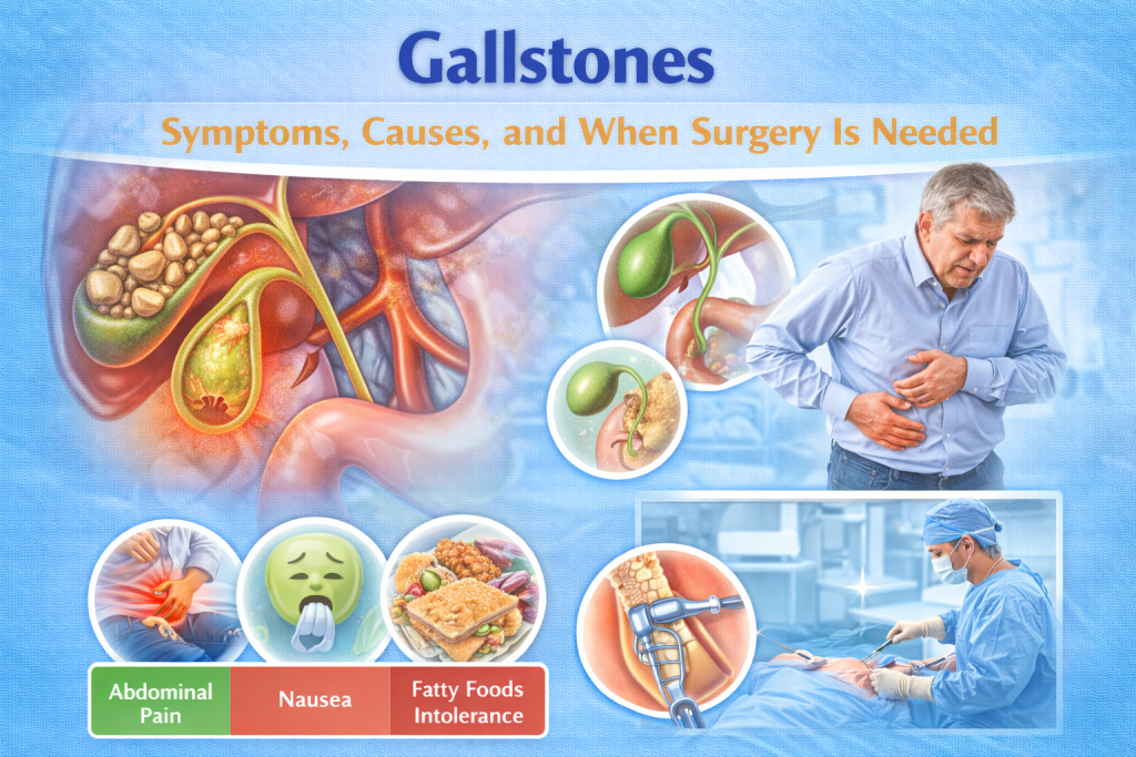 Gallstones: Symptoms, Causes, and When Surgery Is Needed