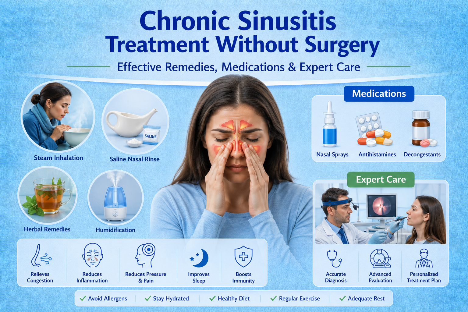 Chronic Sinusitis Treatment Without Surgery