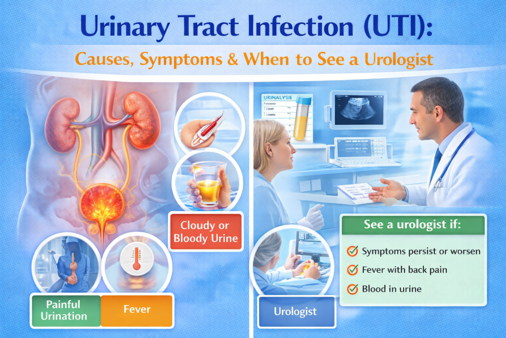 Urinary Tract Infection (UTI): Causes, Symptoms & When to See a Urologist