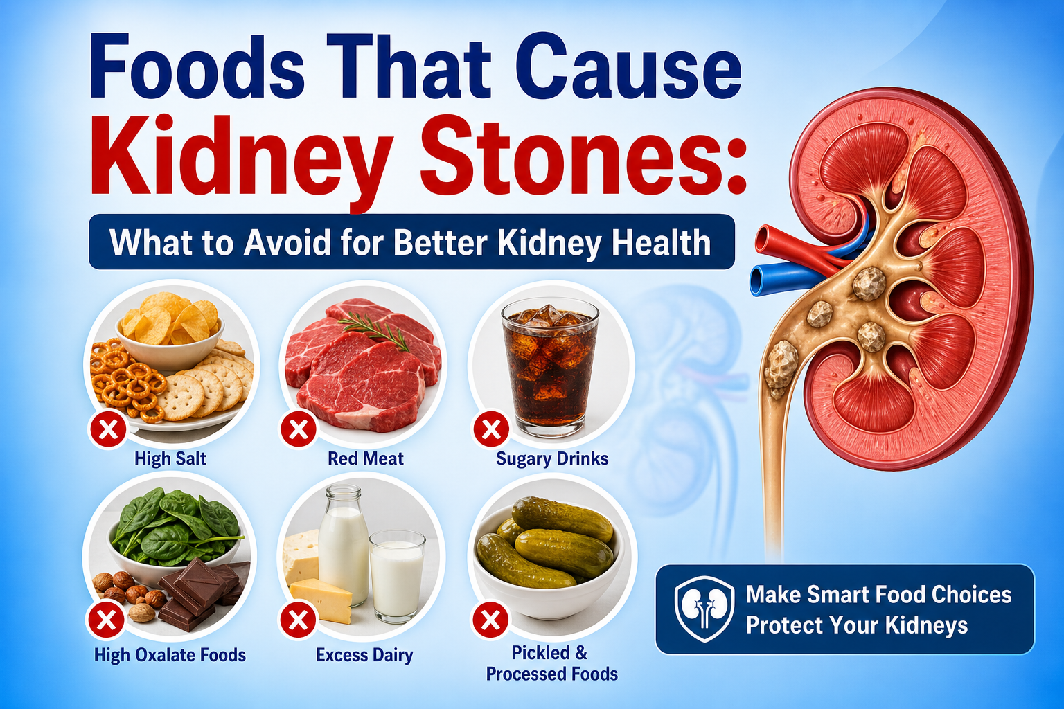 Foods that causes kidney stone