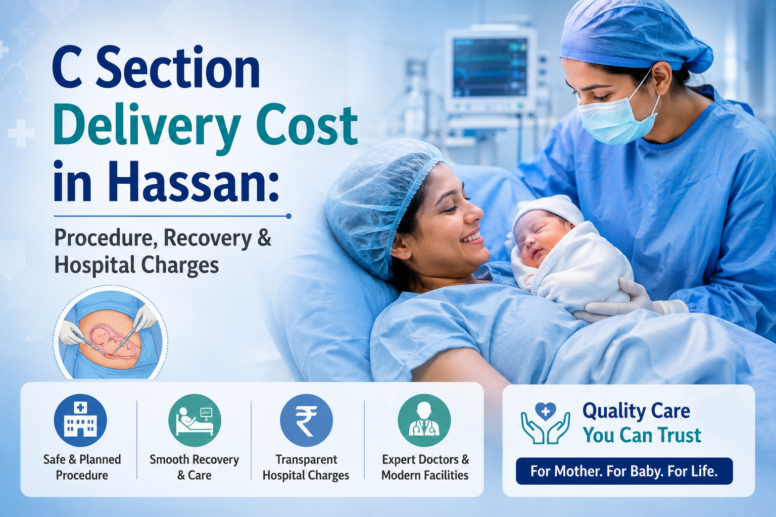 C Section Delivery Cost in Hassan