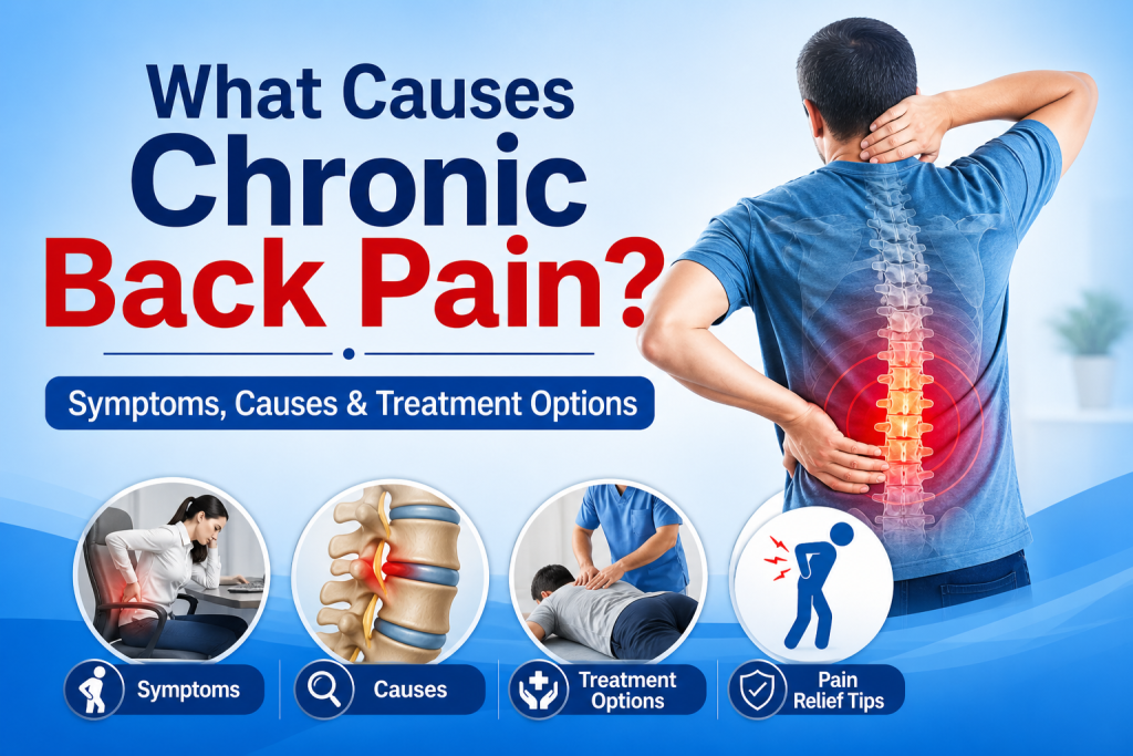 What Causes Chronic Back Pain? Symptoms, Causes & Treatment Options