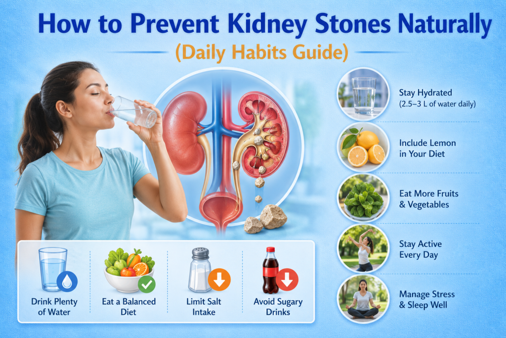 How to Prevent Kidney Stones Naturally (Daily Habits Guide)