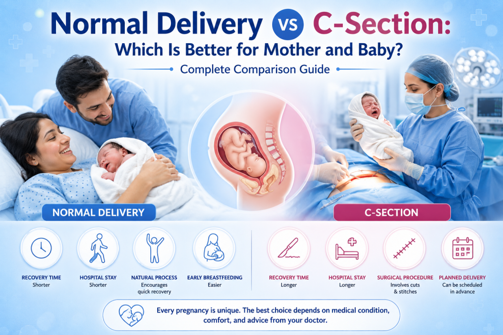 Normal Delivery vs C-Section: Which Is Better for Mother and Baby?