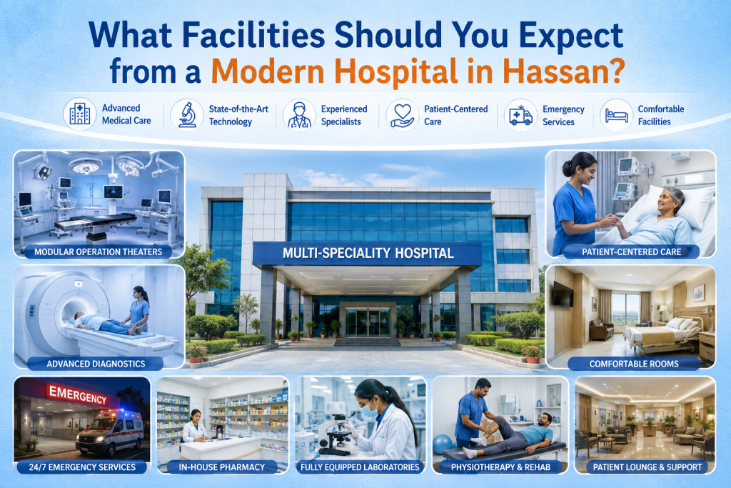 What Facilities Should You Expect from a Modern Hospital in Hassan?