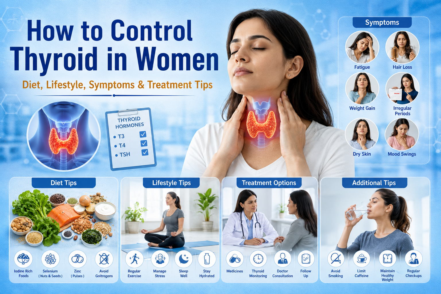 How to Control Thyroid in Women