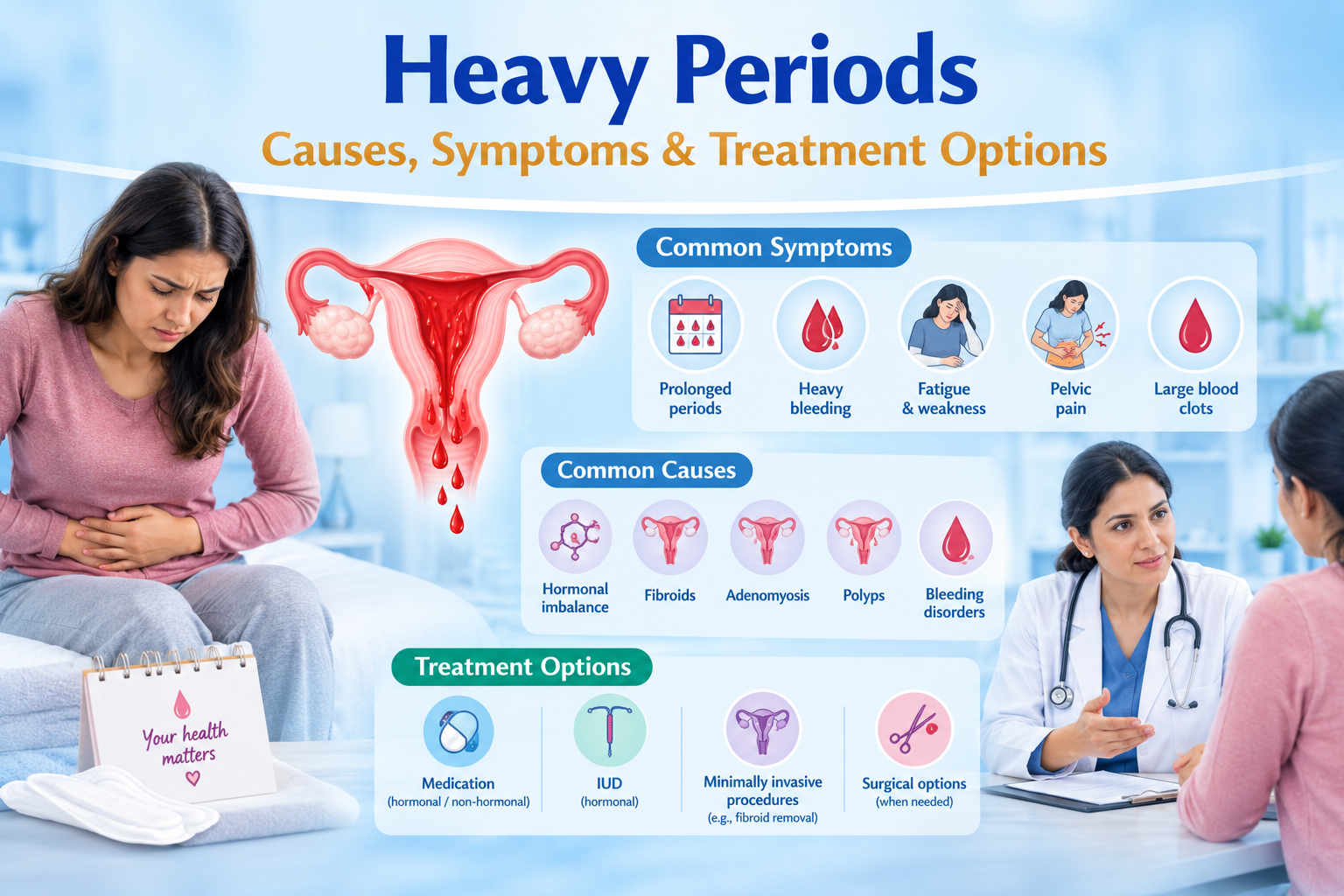 Heavy Periods_ Symptoms and Treatment